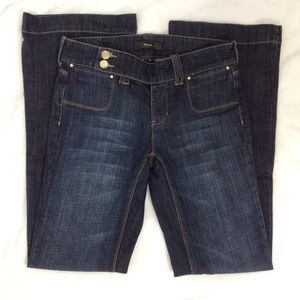 Noir bootcut jeans sz 2